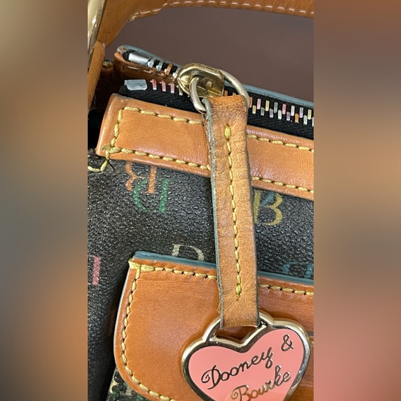 Dooney and Bourke Multicolor Signature Hobo Shoulder Bag - Picture 4 of 16